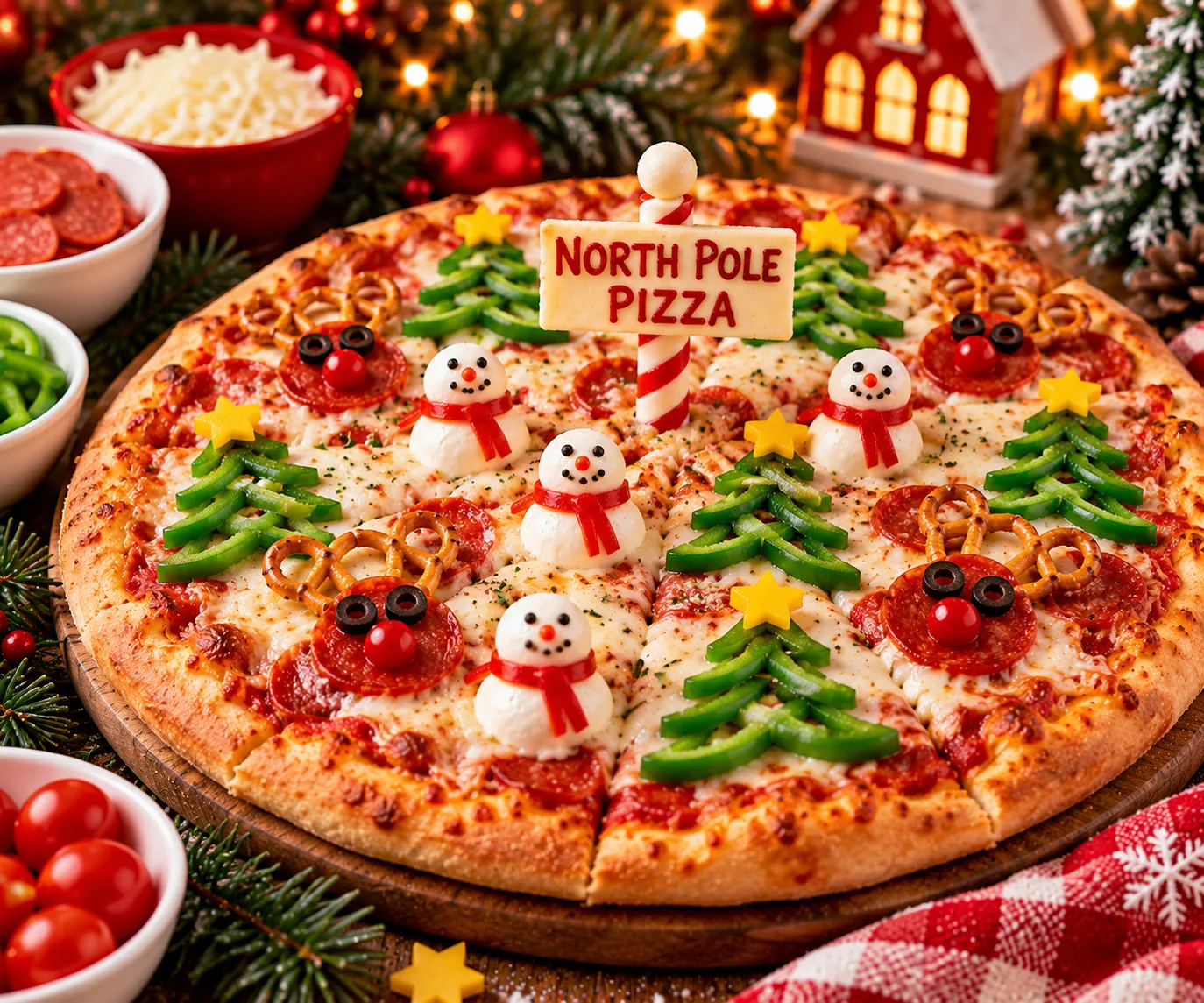Mrs. Claus' Easy North Pole Pizza — recipe picture