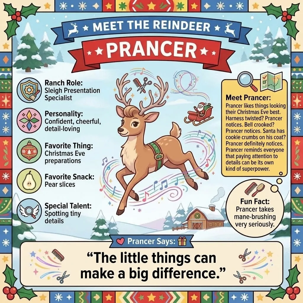 Prancer the reindeer