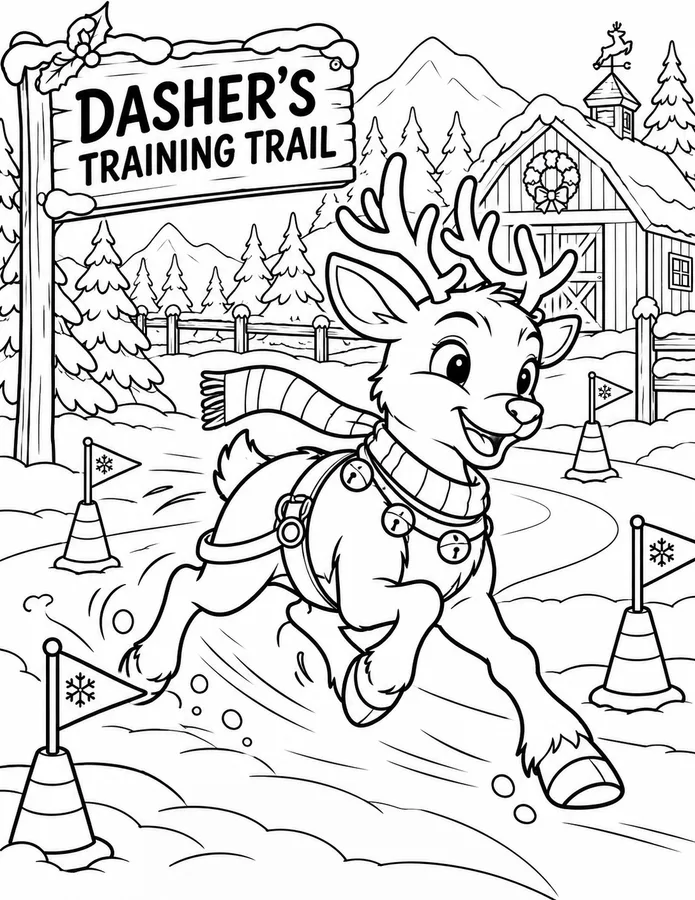 Preview of Dasher's Snowy Training Trail