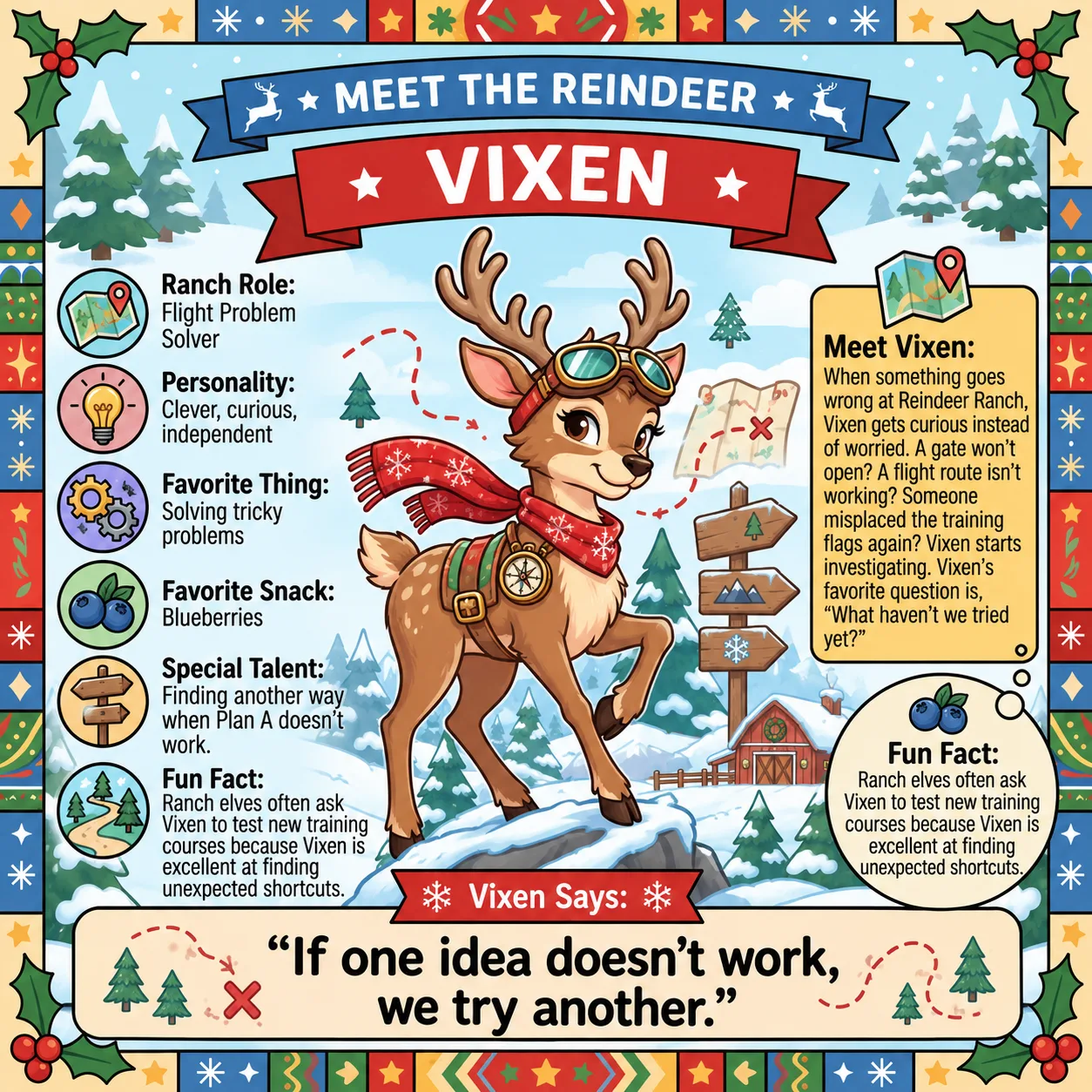 Vixen the reindeer