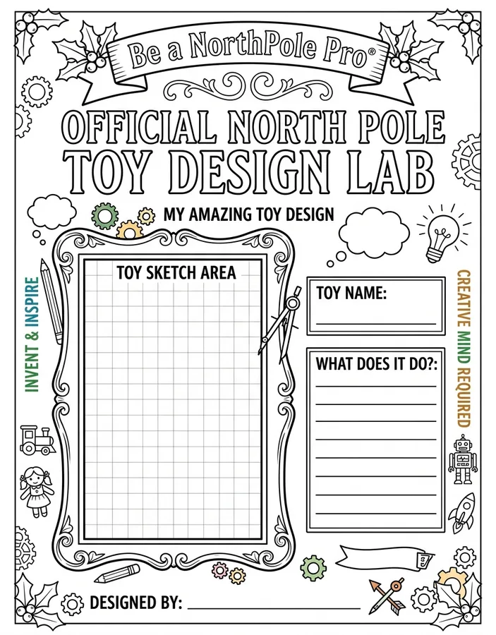Preview of Toy Factory Activity: My Amazing Toy Design