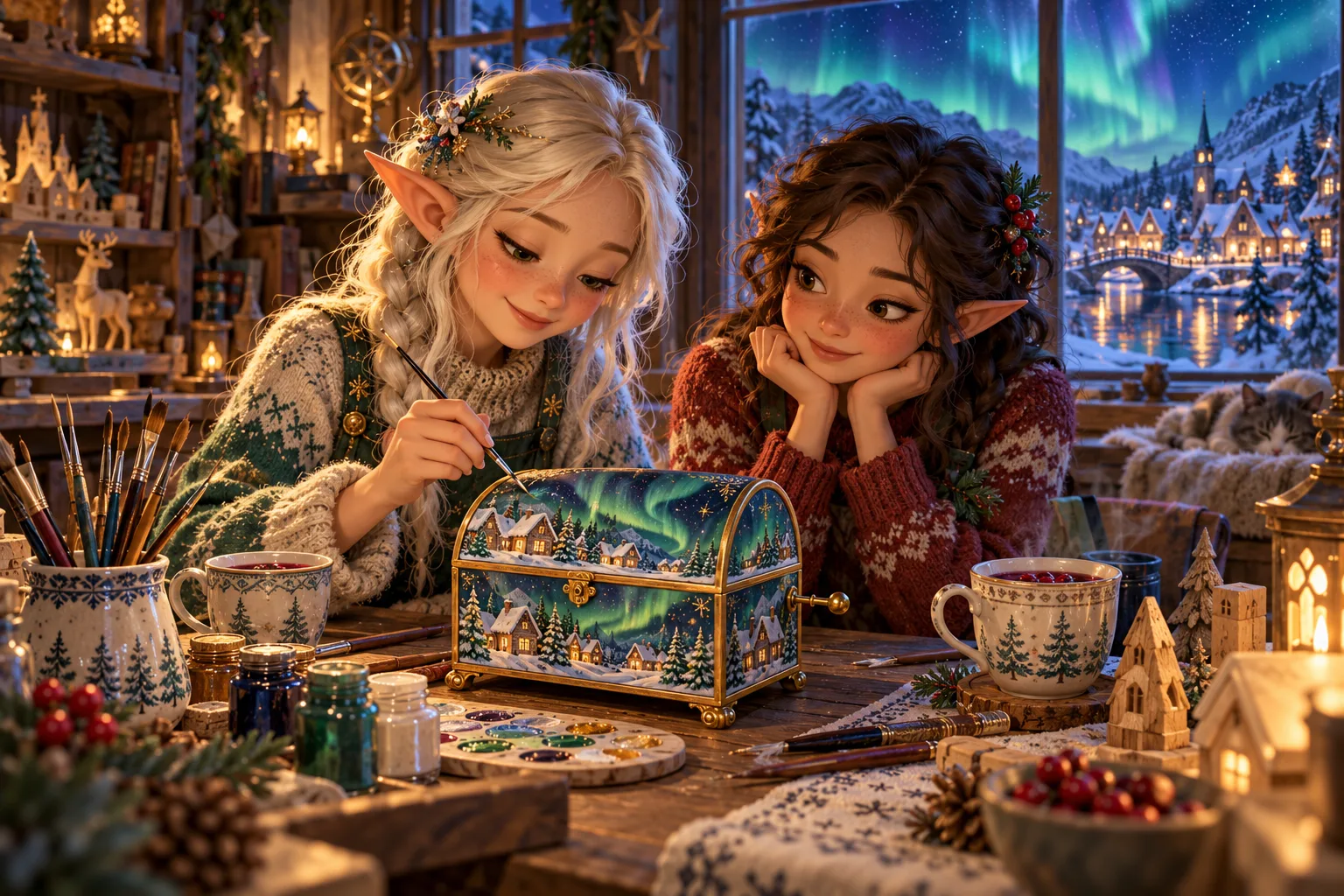 Illustration for The North Pole's Quietest Elf